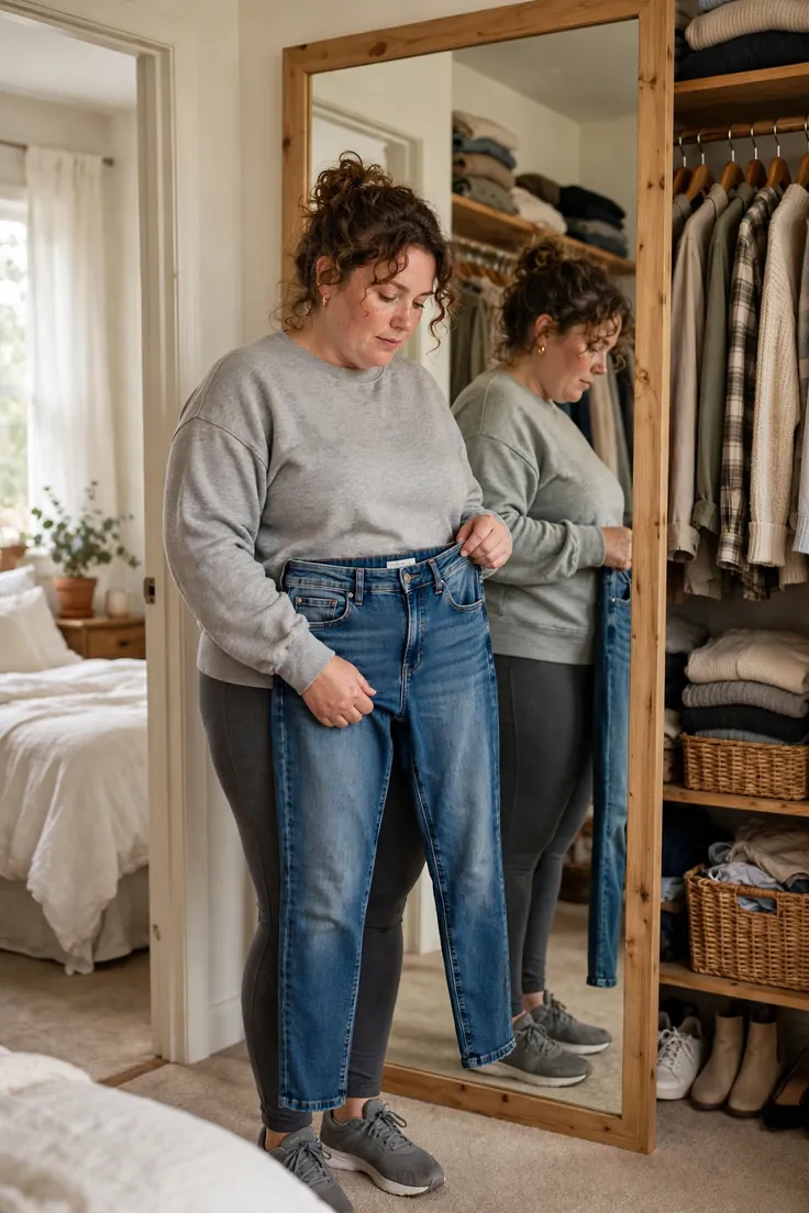 Mistake keeping clothes that do not fit in capsule wardrobe