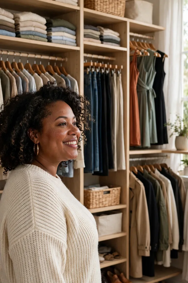 Capsule wardrobe formula for building outfits