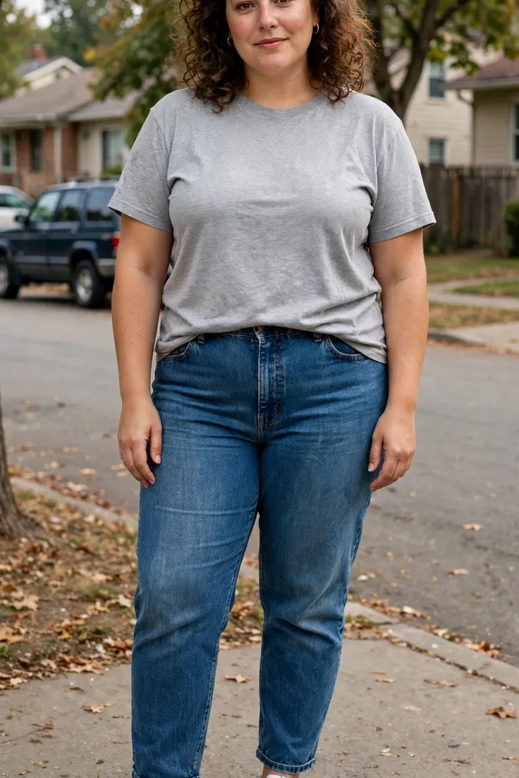 Mom Jeans with a Tapered Ankle best plus size jeans