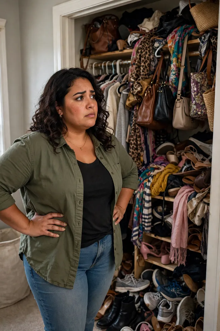 Mistake forgetting shoes and accessories in capsule wardrobe
