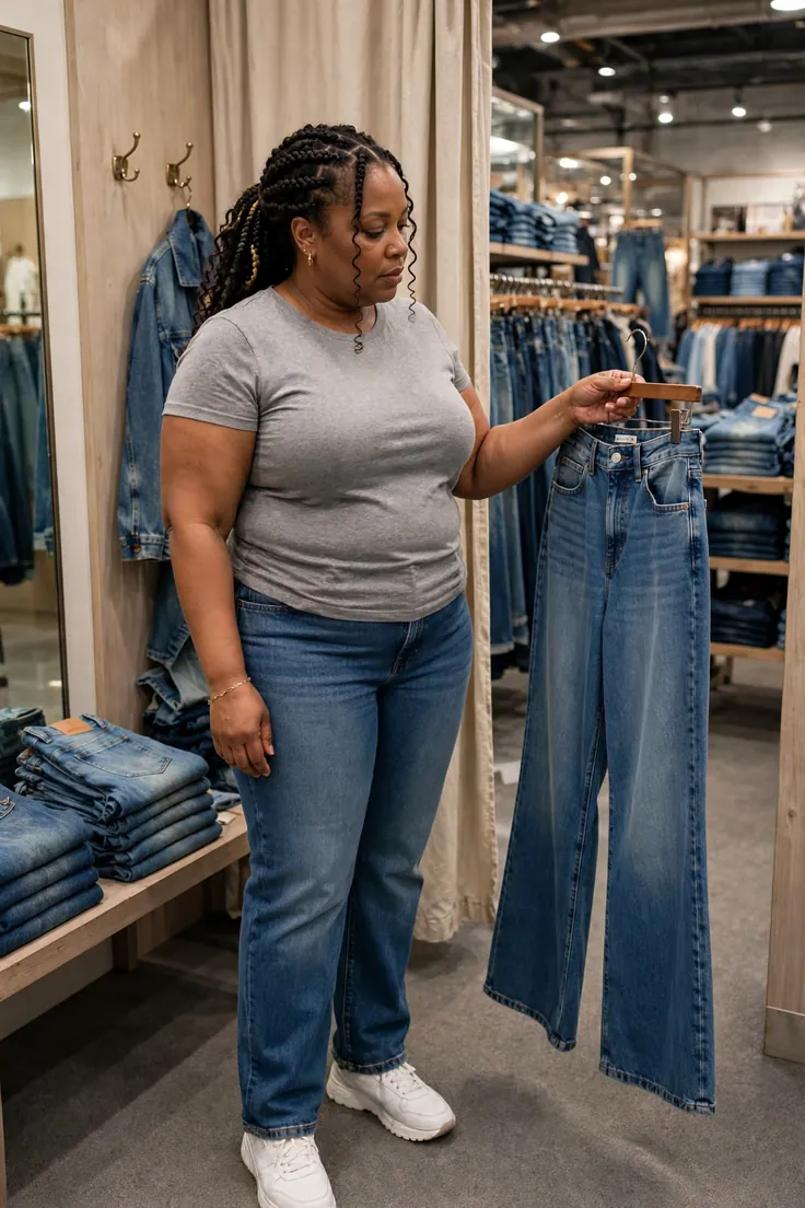 Know Your Best Cuts plus size jeans fitting guide