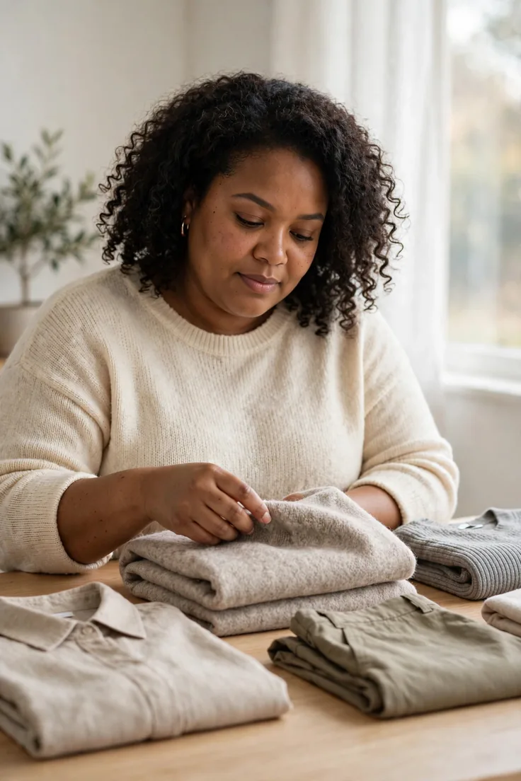 Fabric quality test for capsule wardrobe pieces