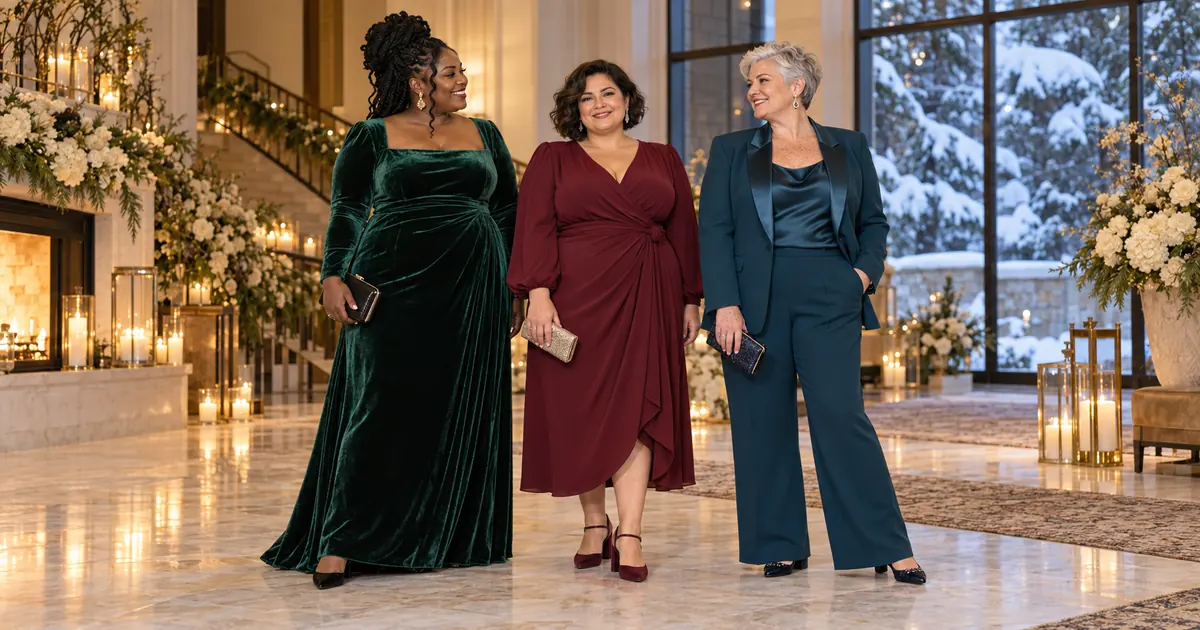 15 Plus Size Winter Wedding Guest Outfits for Every Dress Code