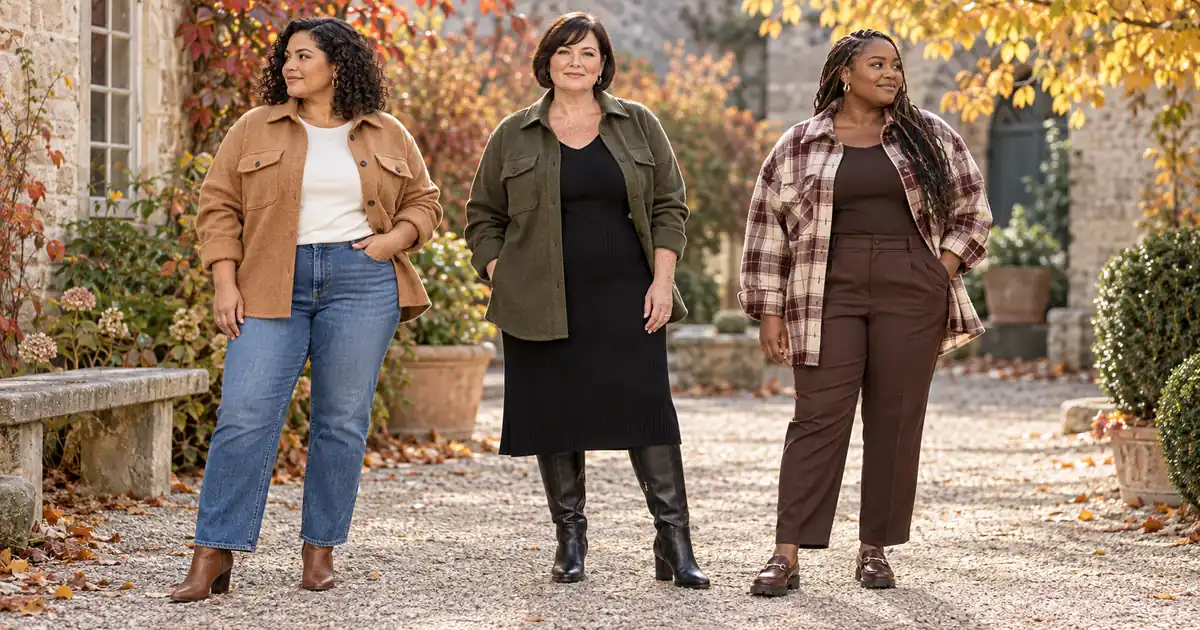 16 Plus Size Shacket Outfits for Crisp Fall Days