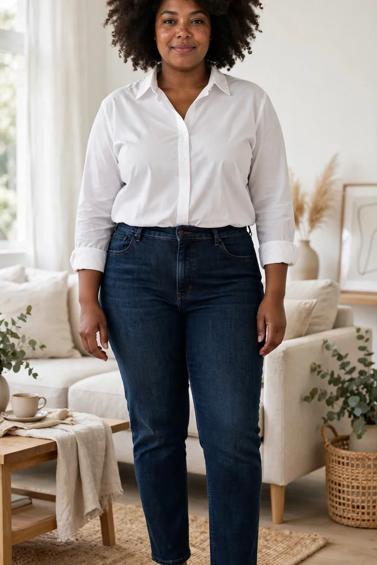 Brown loafers plus size capsule wardrobe essential