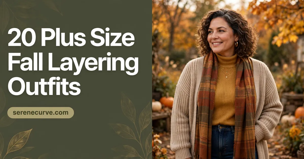 20 Plus Size Fall Layering Outfits That Look Effortless