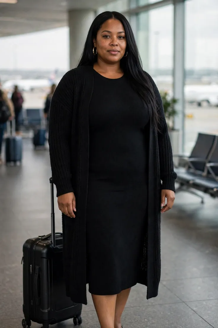 13 Plus Size Holiday Travel Outfits That Fit in a Carry On
