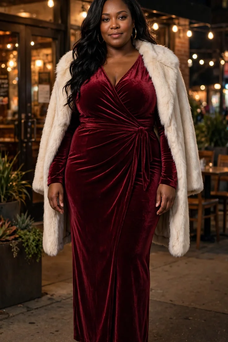 14 Plus Size Winter Date Night Outfits That Are Cozy and Sexy